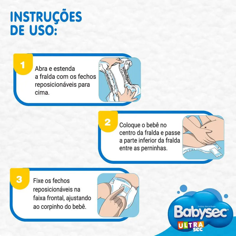 Fralda Babysec Galinha Pintadinha Ultrasec M - 18 Unidades